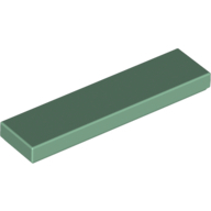 Flat Tile 1X4 - Sand Green