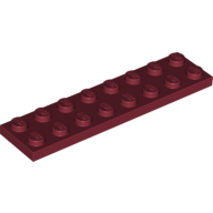 Plate 2X8 - Dark Red