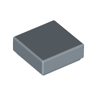 Flat Tile 1X1 - Sand Blue