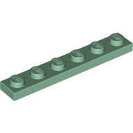 Plate 1X6 - Sand Green