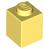 Brick 1X1 - Cool Yellow