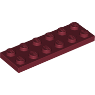 Plate 2X6 - Dark Red