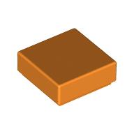 Flat Tile 1X1 - Bright Orange