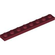 Plate 1X8 - Dark Red