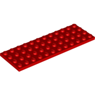 Plate 4X12 - Bright Red
