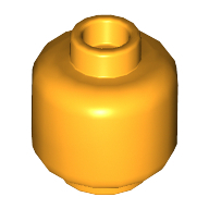 Mini Head - Flame Yellowish Orange