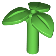 Plant, W/ 3.2 Shaft, 1.5 Hole, No. 1 - Bright Green