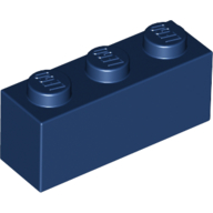 Brick 1X3 - Earth Blue