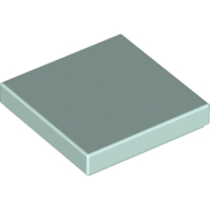 Flat Tile 2X2 - Aqua
