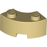 Brick 2X2W.Inside And Outs.Bow - Brick Yellow