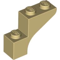 Brick With Bow 1X3X2 - Brick Yellow
