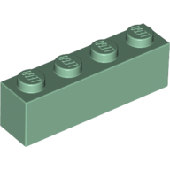 Brick 1X4 - Sand Green