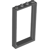Frame 1X4X6 - Dark Stone Grey