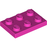 Plate 2X3 - Bright Purple