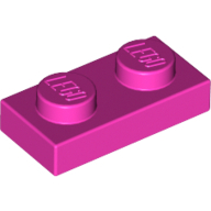 Plate 1X2 - Bright Purple
