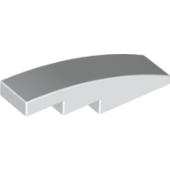 Brick With Bow 1X4 - White