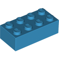 Brick 2X4 - Dark Azur