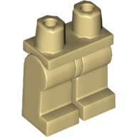 Mini Lower Part, Brick Yellow - Brick Yellow