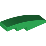 Brick With Bow 1X4 - Dark Green