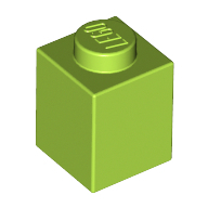 Brick 1X1 - Bright Yellowish Green
