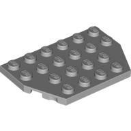 Plate 4X6 26 Degrees - Medium Stone Grey