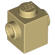 Brick 1X1 W. 2 Knobs - Brick Yellow