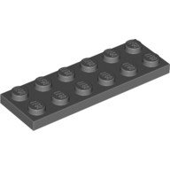 Plate 2X6 - Dark Stone Grey