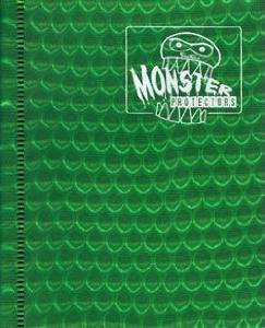 Monster Protectors 4 Pocket Green Binder