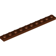Plate 1X10 - Reddish Brown