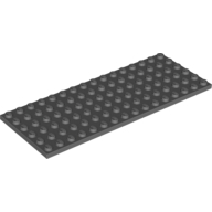 Plate 6X16 - Dark Stone Grey