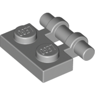Plate 1X2 W. Stick - Medium Stone Grey