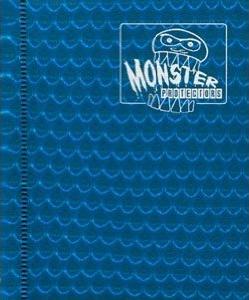 Monster Protectors 4 Pocket Blue Binder