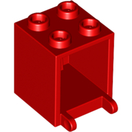 Mailbox, Casing 2X2X2 - Bright Red