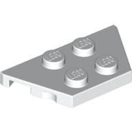 Plate 2X4X18Degrees - White