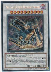 Ally of Justice Decisive Armor - HA03-EN060 - Secret Rare - 1st Edition