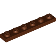 Plate 1X6 - Reddish Brown
