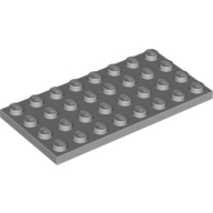 Plate 4X8 - Medium Stone Grey