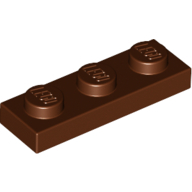 Plate 1X3 - Reddish Brown