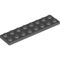 Plate 2X8 - Dark Stone Grey