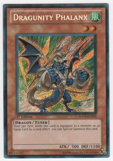 Dragunity Phalanx - HA03-EN035 - Secret Rare - 1st Edition