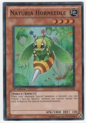 Naturia Horneedle - HA03-EN042 - Super Rare - 1st Edition