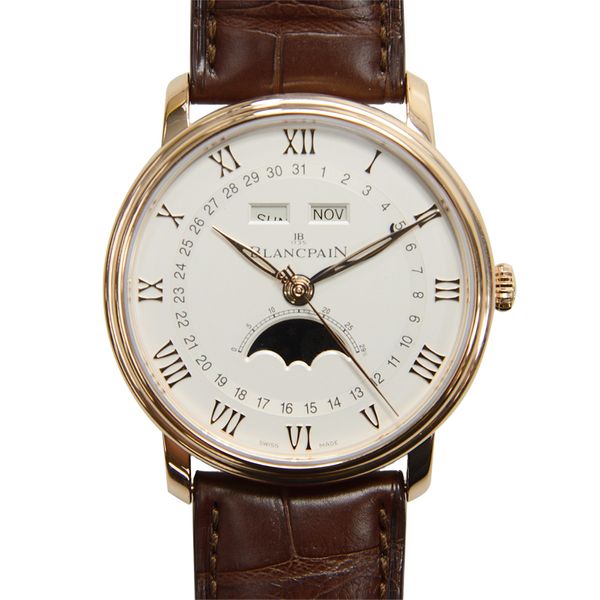 Blancpain 6654-3642-55B - Villeret Quantieme Complet 40mm