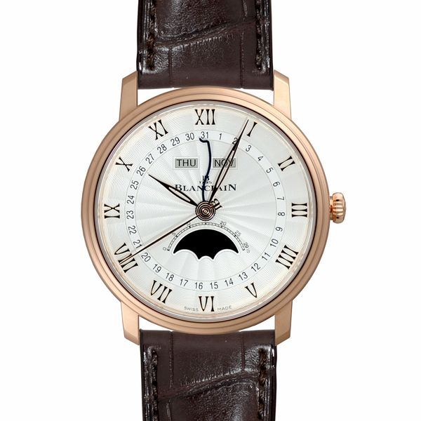 Blancpain 6664-3642-55B - Villeret Quantieme Complet Demi-Savonette