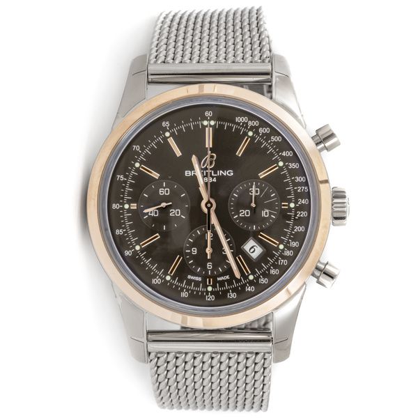 Breitling UB0152 - Transocean Chronograph Stainless Steel