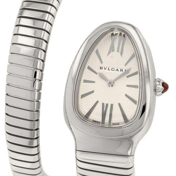 BVLGARI 101828 - Serpenti Tubogas Silver Large