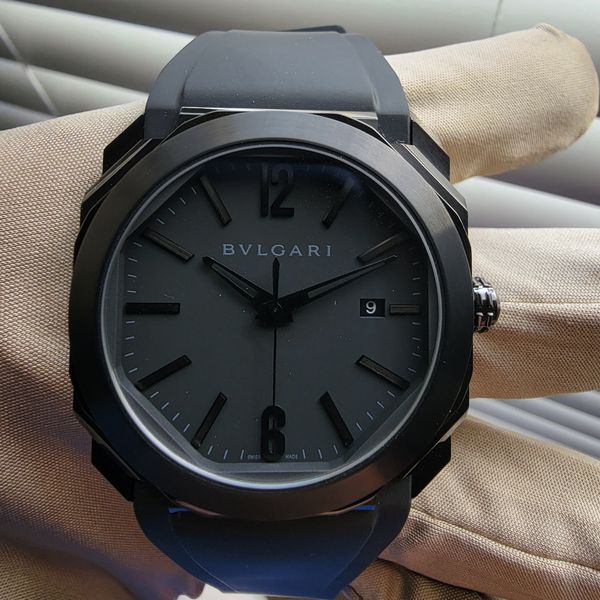 BVLGARI 102737 - Octo Solotempo 41 Ultranero