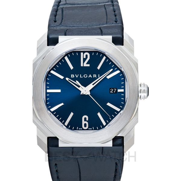 BVLGARI 102429 - Octo Solotempo 38 Blue
