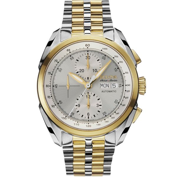 Bulova 65C117 - Accu-Swiss Telc Chronograph