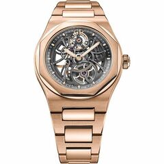 Girard-Perregaux 81015-52-002-52A - Laureato 42 Automatic Skeleton Pink Gold