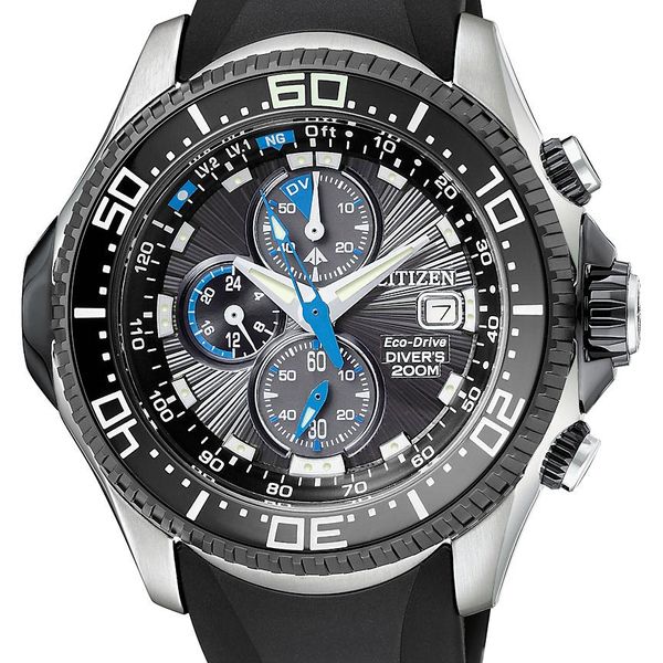Citizen BJ2117-01E - Promaster Aqualand Eco-Drive Chronograph